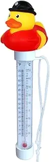 Pool Thermometers Floating Easy Read,Duck Thermometers for Water Temperature | Ice Bath Thermometers, Accurate, with Long Rope for Pool, Spa