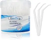 Interdental Toothpicks, Disposable Plastic Curved Hook Toothpicks, Ultra Teeth Cleaning Tool for Daily Care of Removes Plaque and Debris Between Your Teeth (1 Pack)