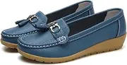 [FIRST DANCE] Women Penny Loafer Casual Comfort Slip on Shoes Walking Flat Driving Moccasins Wide Width Shoes Ladies