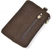 [HAMKVBPR] Mens Purses Men's Leather Coin Purse Casual Wallet Pocket Wallet Purse Wallet for Men(Brown)