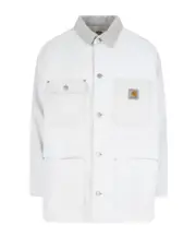 Junya Watanabe MAN Logo Patch Buttoned Jacket L,M white