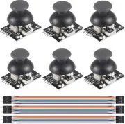 YOUMILE 6 Pcs Dual-Axis XY Joystick Module PS2 Joystick Control Lever Sensor ...