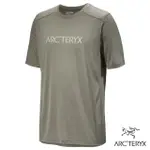 【ARCTERYX 始祖鳥】男IONIA MERINO WOOL ARCWORD 美麗諾羊毛短袖圓領排汗衣_X000007733 糧草綠