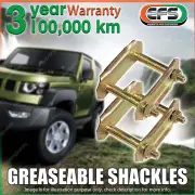 2 x Rear EFS Leaf Springs Swing Shackles for Holden Drover All Models