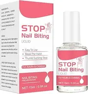 Anti Nail Biting Polish, 15ML Nail Biting Treatments For Kids, Nail Biting Treatments For Kids & Adults, No Bite Nail Polish, Stop Thumb Sucking Deterrents Liquid, For Nail Care
