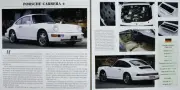 Porsche Carrera Picture Article Out of Print Spec Sheet Wall Art Decor