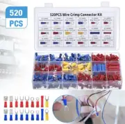 ELECTRICAL TERMINAL KIT, 520-PC SET - car audio wiring, electronic projects