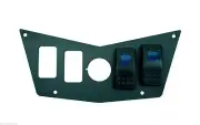 POLARIS RZR 800 900 570 DASH SWITCH PLATE PANEL + 2 Free Rocker On/Off Switches