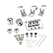 Guitar String Tuners Set Professional 3 String Electric Guitar Hardtail Bridge