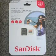 SanDisk Ultra 256GB Micro SD Card Class 150MB/s microSDXC UHS-I Sealed