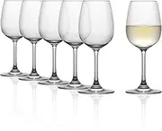 Stolzle Lausitz Weinland White Wine Glass 6 Piece Set, 350 ml Capacity