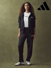 adidas Black Essentials Linear Tracksuit (E44798) | $138