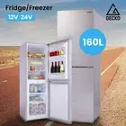 GECKO 160L Upright Portable Fridge / Freezer Camper Caravan Camping 12V/24V