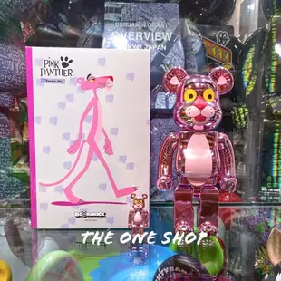 TheOneShop BE@RBRICK Pink Panther 電鍍 粉紅豹 頑皮豹 電鍍頑皮豹 400% 100%