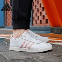 在飛比找Yahoo!奇摩拍賣優惠-100原廠％Adidas愛迪達NEO休閑鞋女COURTSET