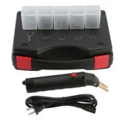 Hot Stapler Car Bumper Fender Fairing Welder Gun Plastic Repair Kit +400 Staples