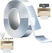 Tape Double Sided | Clear Heavy Duty Mounting Strips,Reusable Transparent Strong Tape for Carpet Securing Picture Craft Projects