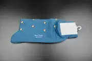 Paul Smith Men blue artist Lolly Designer cotton Made in Italy socks one size