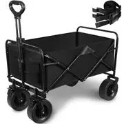 116.5x50.3x107cm Big Big Size Outdoor Foldable Garden Trolley Cart Caming Trolley
