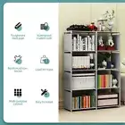 5-Tier Book Shelf 8 Cube Storage Tall Bookcase Shelf Assembled Freestanding