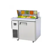 Skipio SHR9-1 One Door Salad Prep Fridge with Hood Lid - Salad Bar Fridges (SK-SHR9-1) - SHR9-1-SK