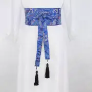 Women Japanese Wide Obi Belt Waistband Corset for Kimono Yukata Ethnic Casual