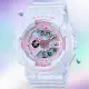 CASIO BABY-G 未來風 偏光色彩雙顯腕錶 BA-110FH-2A