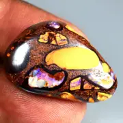 26.27 ct Fancy Shape (29 x 19 mm) Multi Color Australian Koroit Boulder Opal