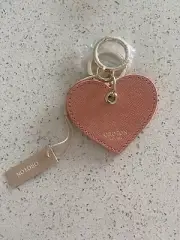 Oroton Heart Pink Clay Keyring
