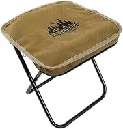 Amagogo Camping Stool Seat Camp Stool for Adults Portable Chair Mini Folding Stool Fishing Stool for Outdoor Garden Concert Travel