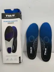 Tuli's Plantar Fasciitis Insoles LARGE Womens 10.5-12 Mens 9.5-11 Premium Arch
