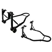 Motorcycle Stand Heavy Duty Steel Motorbike Accessory Metal Paddock Stand