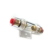 1pcs 100A Gold Plated Fuse Holder Block for Car Subwoofer Audio Amplifier