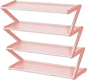 [WeiLaiKeQi] Shoe Storage Organizer Shoe Shelf Shoe Stand Shoe Rack for Living Room Kitchen Dormitory, pink L