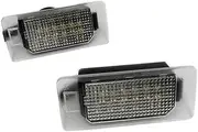 FIQOME 2x LED Licence Number Plate Light White Canbus, for 2014-2023 500X Car Number Plate Led Light