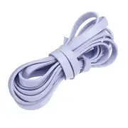 Flat Leather Cord, 3.3 Yard 8mm Leather String Strips for DIY Crafts Purple
