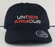 Under Armour Kids Cap/Youth Branded Log Hat - Black/Red OSFM