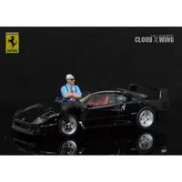 在飛比找蝦皮購物優惠-[有翼雲] 現貨 Ferrari F40 法拉利 黑色 前後