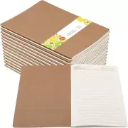 30 Pack A5 Notebook Kraft Cover Journal Notebook Work Office School 8.3" x 5.5"