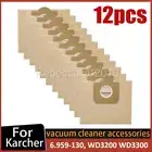 12Pack Vacuum Cleaner Filter Bag For Karcher 6.959-535.0 WD3.300 WD3.200 WD3.500