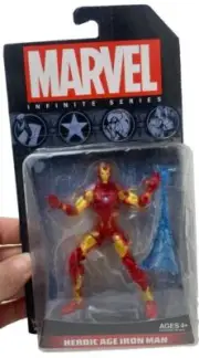 Iron Man Heroic Age Marvel Infinite Universe On Card 3.75” Action Figure