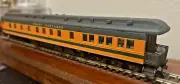 GREAT NORTHERN "HEAVYWEIGHT" LOUNGE OBS TAIL CAR- HO Scale -INTERIOR NEW OOP