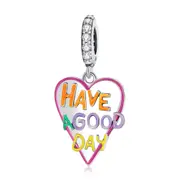 Sterling Silver Have A Good Day Hypoallergenic Dangle Charm