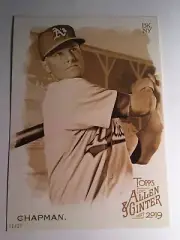2019 Topps Allen & Ginter Jumbo 5x7 Matt Chapman A's 47 Gold 02/10