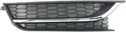 Compatible For VW Passat 2012-2015 Fog Light Grille Without Hole Chrome Trim Cover Grill(Right)