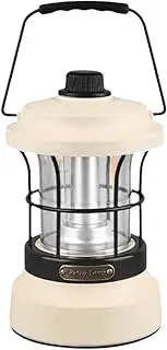 Portable Plastic Camping Lantern Outdoor Retro Camping Tent Lantern Rechargeable Camping Lantern Tent Lantern with Hook Lightweight