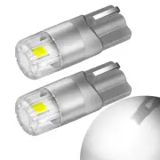 2X White Error Free T10 LED 2835 SMD Interior Wedge Light Bulb W5W 194 168 2825 (for: Subaru)