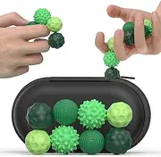 HTTDSLF Pack of 8 Magnetic Fidget Toys, Magnetic Fidget Balls Made of Silicone, Magnetic Balls, Anti-Stress Balls, Silicone Sensory Toy, Anti-Stress Fidget Toys for Anxiety, Stress Relief