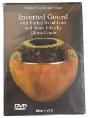 Gloria Crane : Inverted Gourd Burled Wood & Stone Inlay Class video 2 DVD set