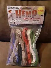 Pepperell Hemp Jewelry Making Variety Pack, 300-Feet, Earth Tones